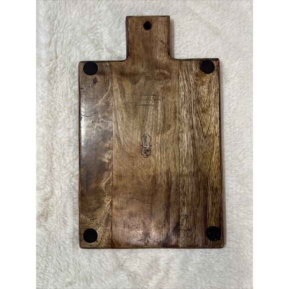 Mud Pie Cutting‎ Board Cheese Appetizer Charcuterie With Word EAT - Picture 10 of 11